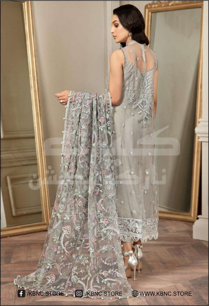 CHIFFON Suit With SILK Trouser