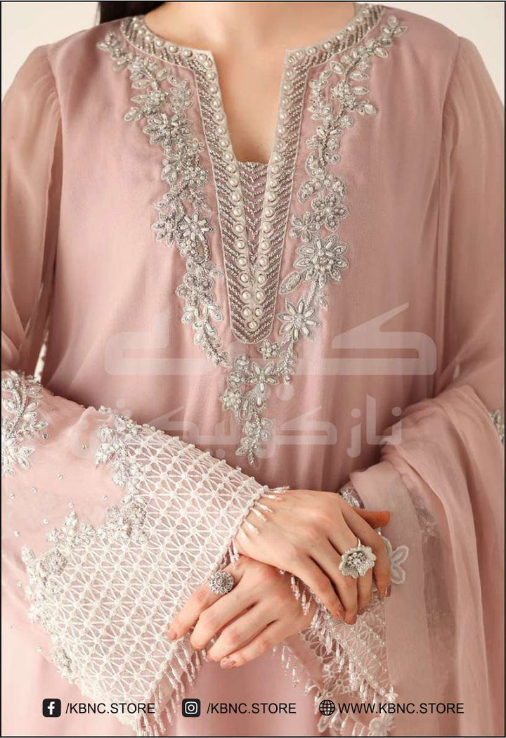 LUXURY CHIFFON HAND EMBELLISHED