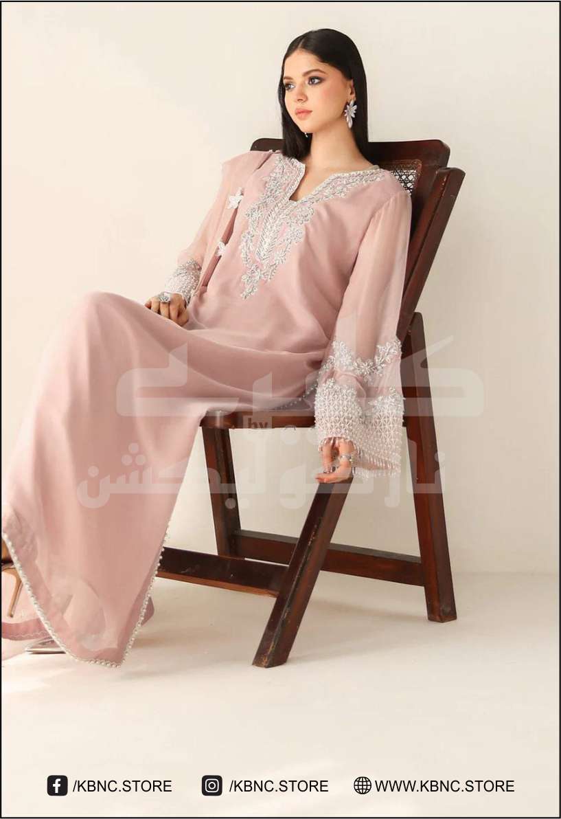 LUXURY CHIFFON HAND EMBELLISHED