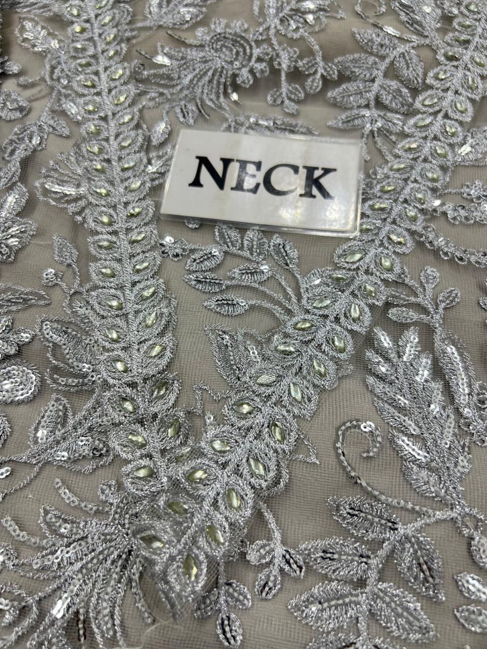 CHIFFON Suit With SILK Trouser